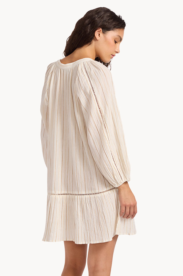 Stripe Ladder Sleeve Dress
