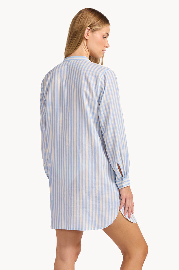 Stripe Boxy Mini Dress
