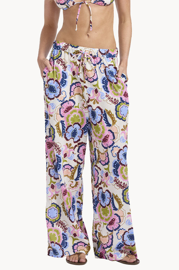 Sea Blossom Wide Leg Pant