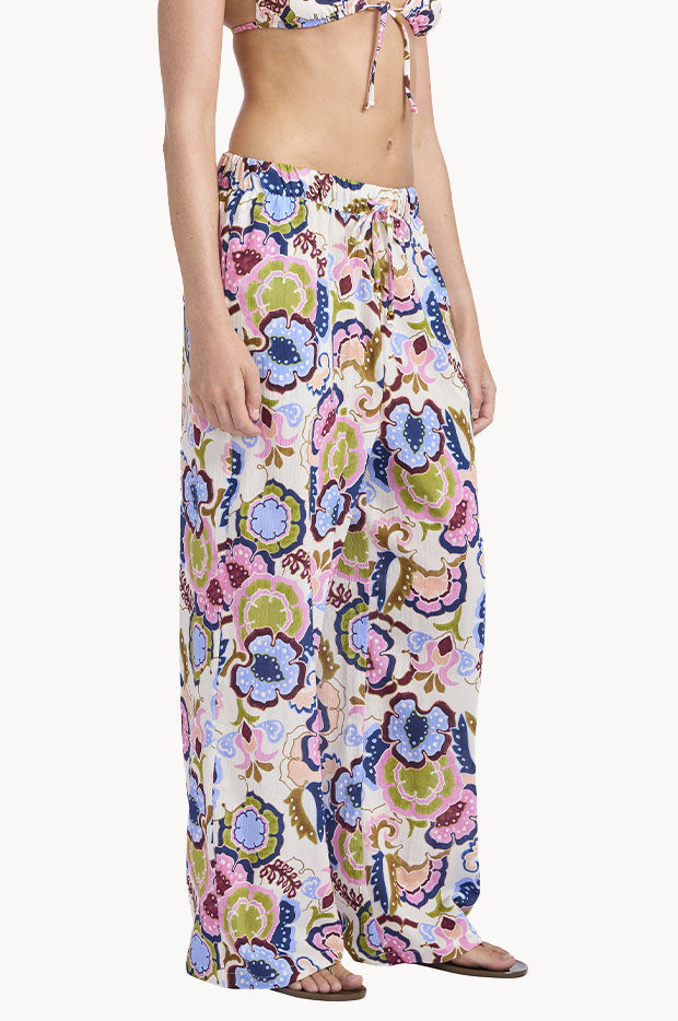 Sea Blossom Wide Leg Pant