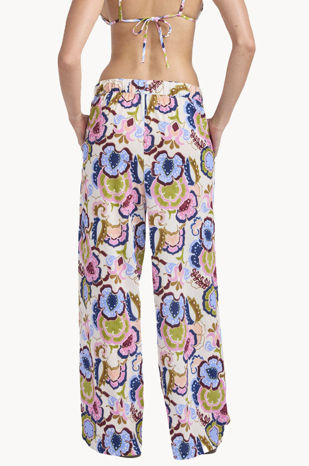 Sea Blossom Wide Leg Pant