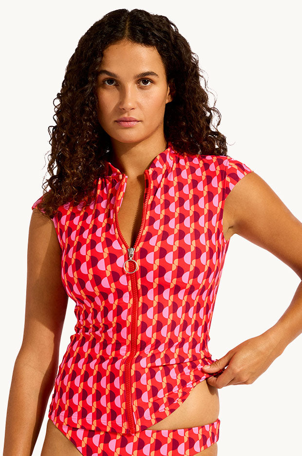 Sorrento Cap Sleeve Suntop