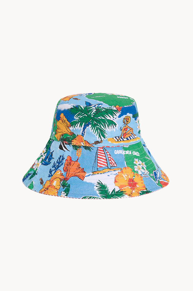 Viva Vacation Oversized Bucket Hat
