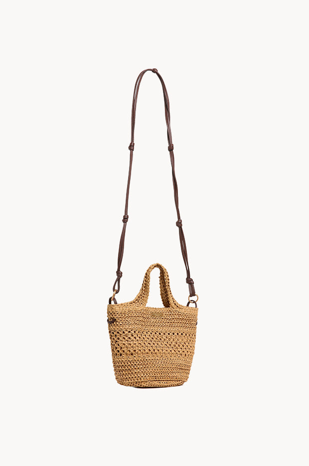 Micro Raffia Basket Bag
