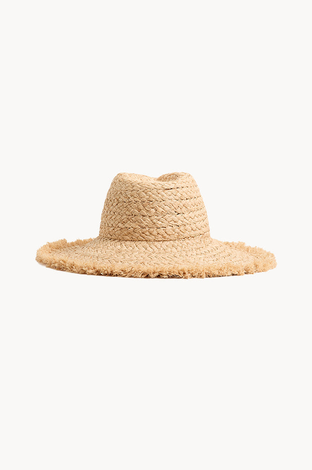 Raffia Fringed Fedora
