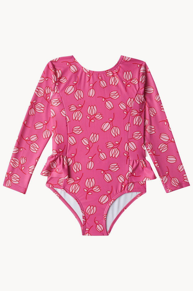 Girls Valencia Frill Sunsuit