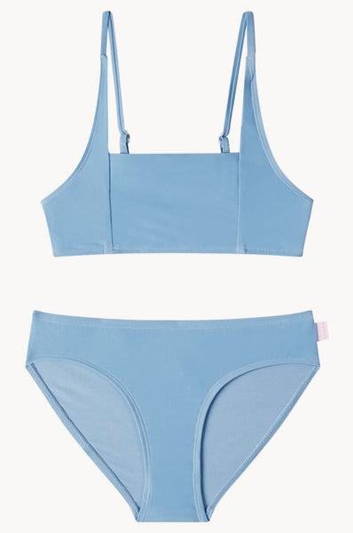 thumbnail interactive-video image 1 of Seafolly Girls Tankini - Summer Essentials Mesh Detail Swimwear For Kids 1 of 9
