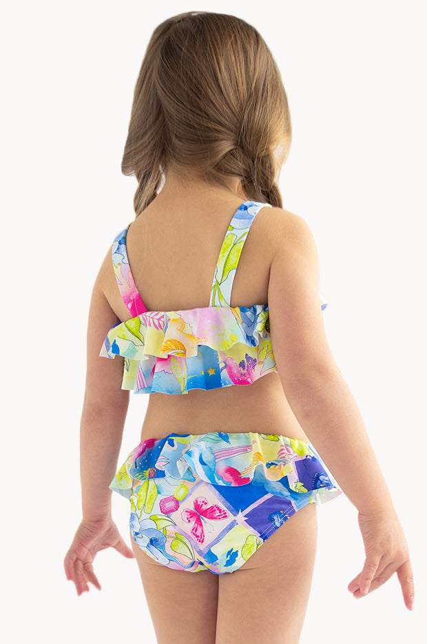 Girls Surrealism Frill Crop Set