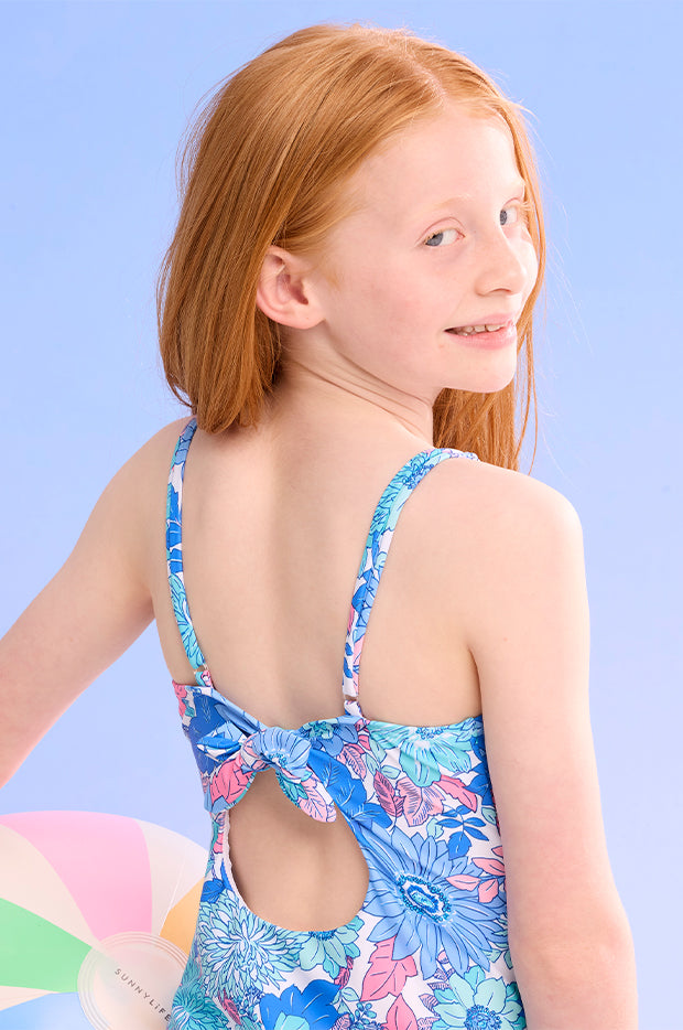 Girls Sol De Sur Cut Out One Piece