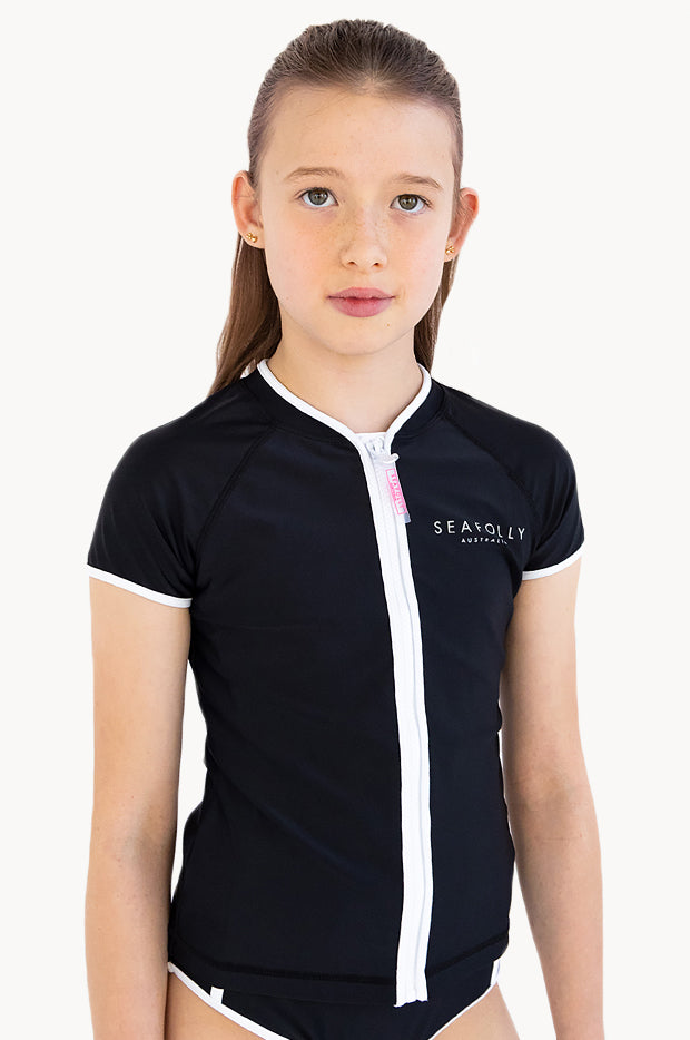 Girls Essentials Short Sleeve Suntop