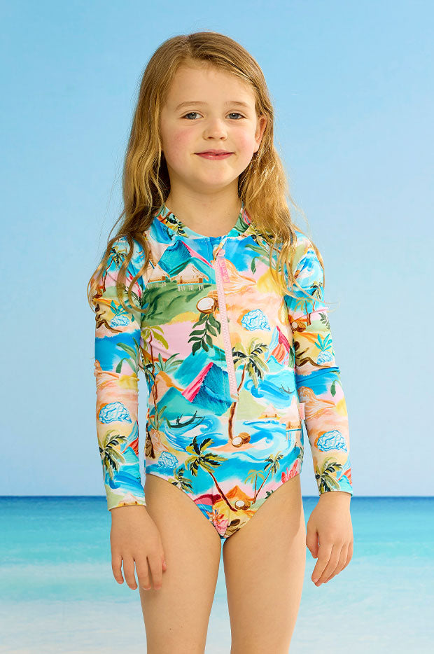 Girls South Pacific Sunsuit