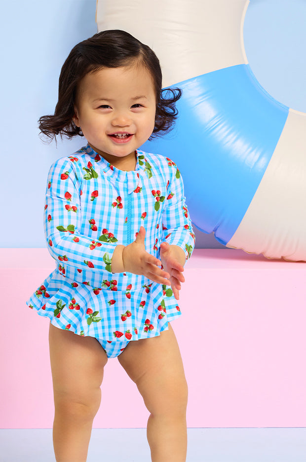 Baby Girls Beach Picnic Sunsuit