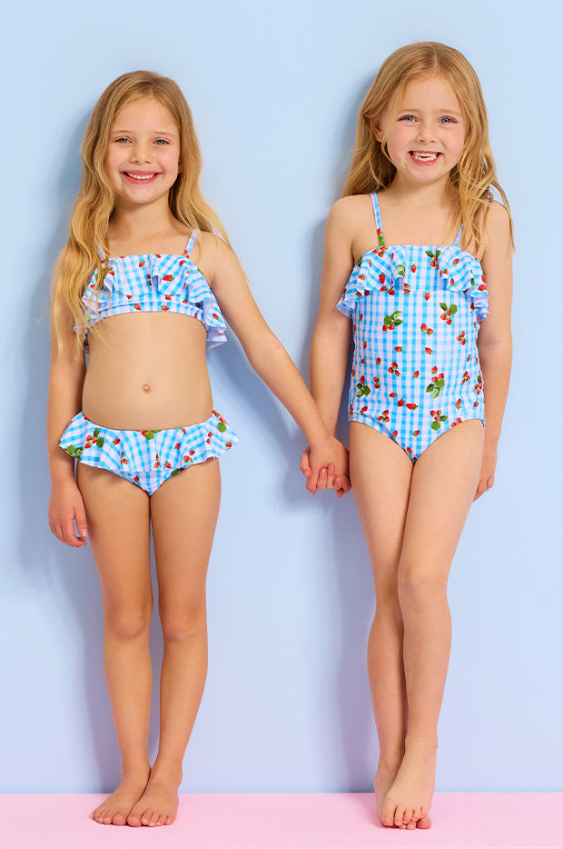 Girls Beach Picnic Crop Set
