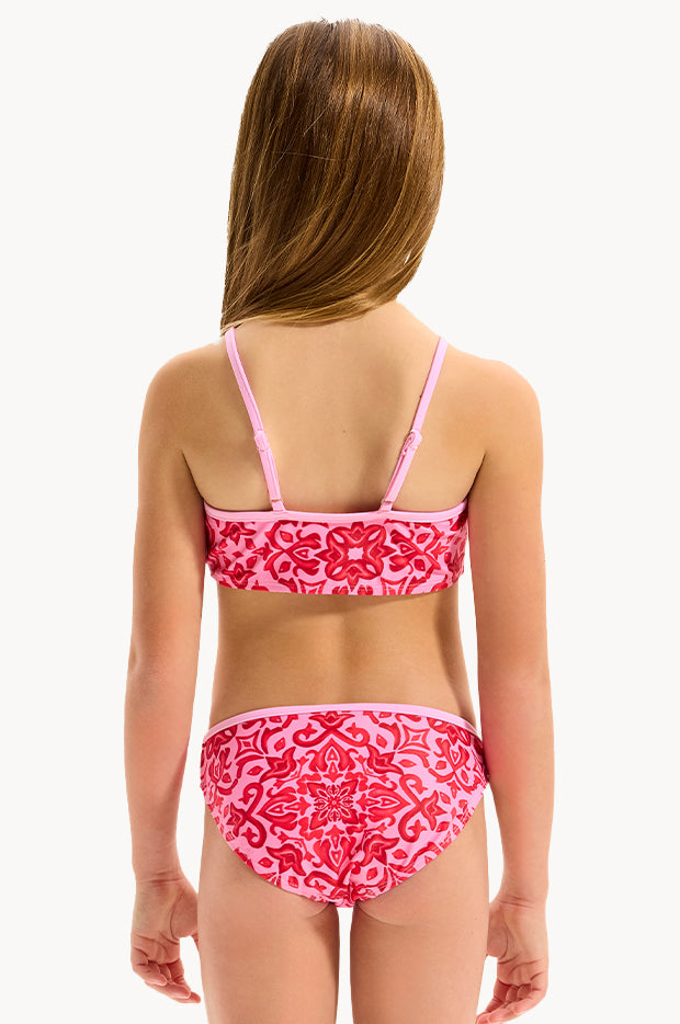 Girls Capri Tile Crop Set