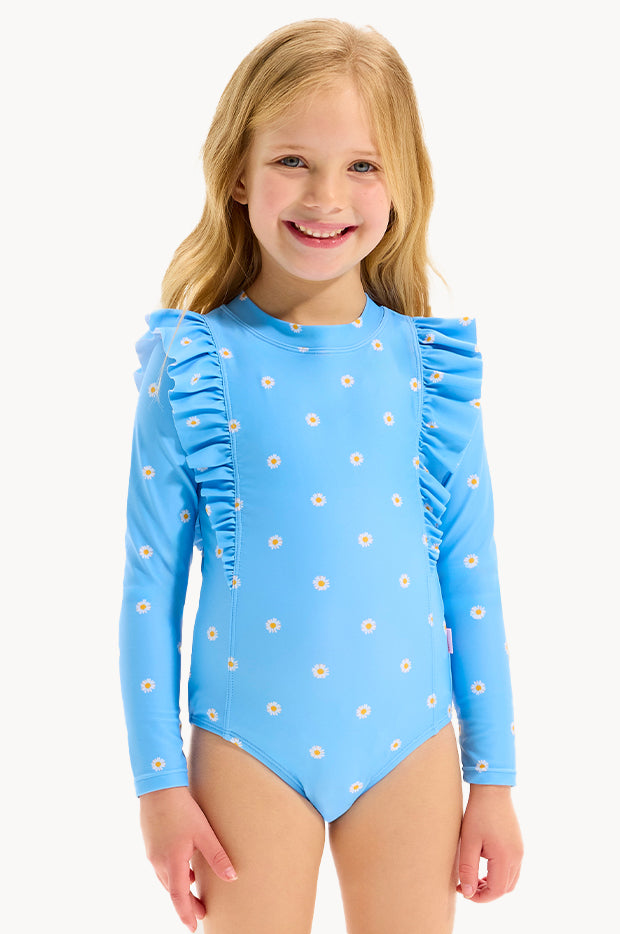 Girls Daisy Chain Frill Sunsuit