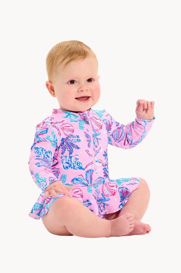 Baby Girls Coral Sea Sunsuit