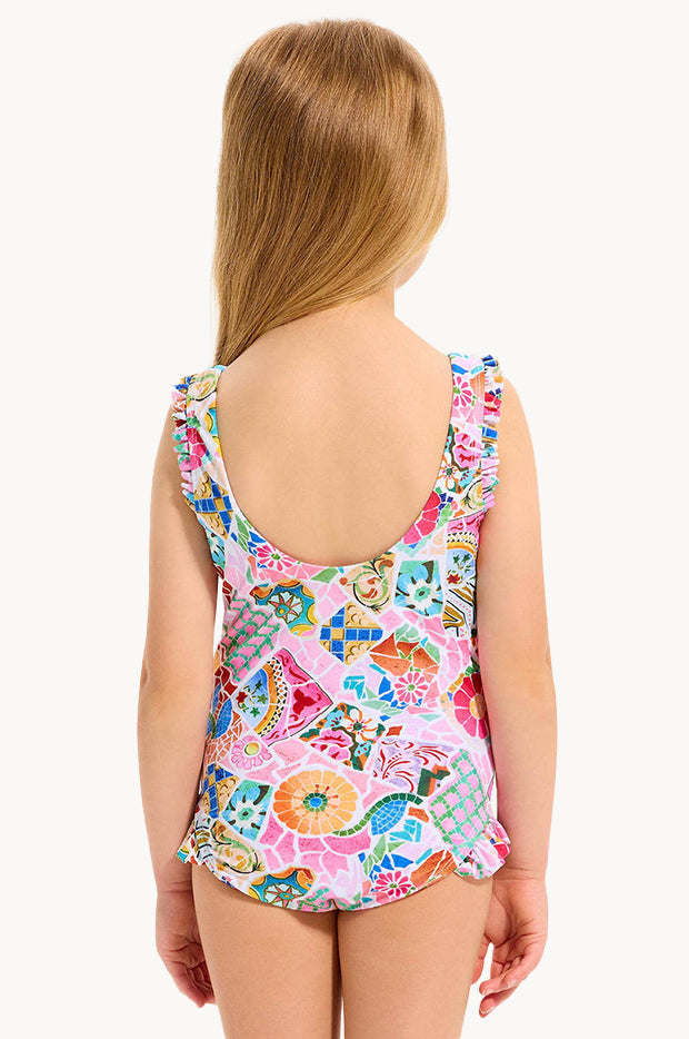 Girls Beach Boheme Frill One Piece