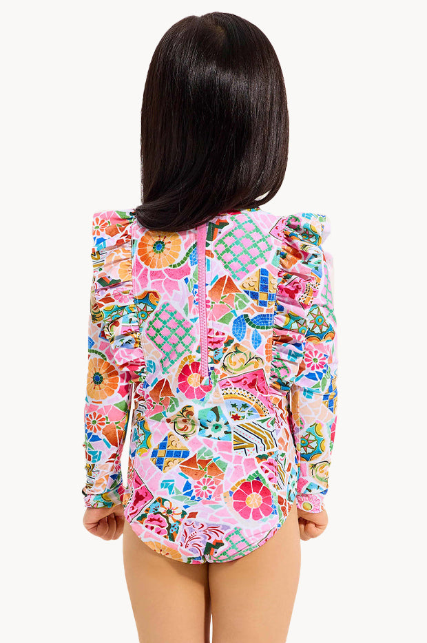 Girls Beach Boheme Frill Sunsuit