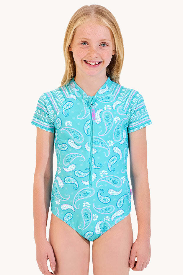 Girls Drift Club Paisley Sunsuit