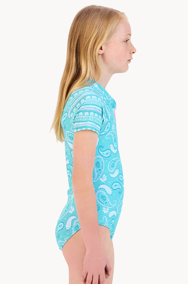 Girls Drift Club Paisley Sunsuit