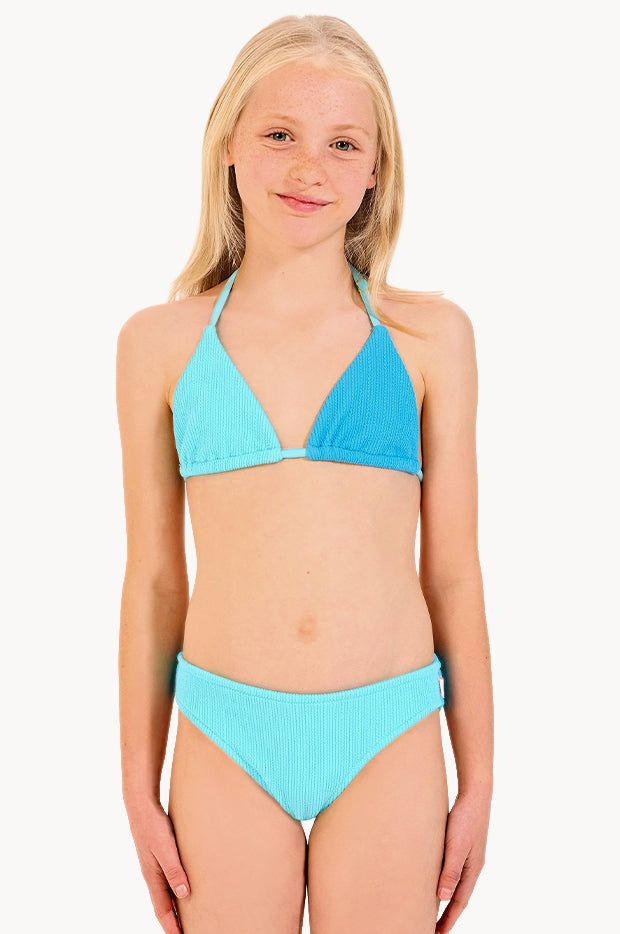 Girls Texture Tri Set