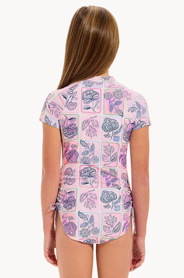 Girls Bloom Floral Sunsuit