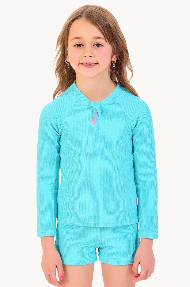 Girls Textured Suntop Set