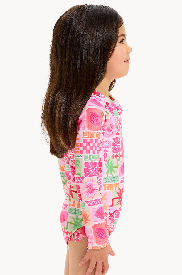 Girls Summer Paradise Sunsuit