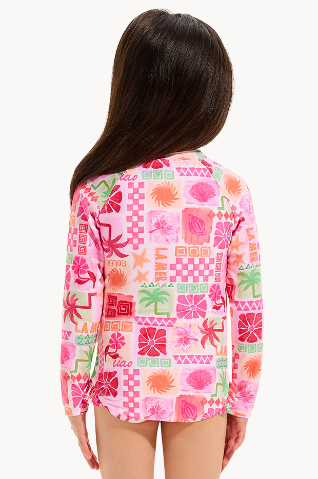 Girls Summer Paradise Sunsuit