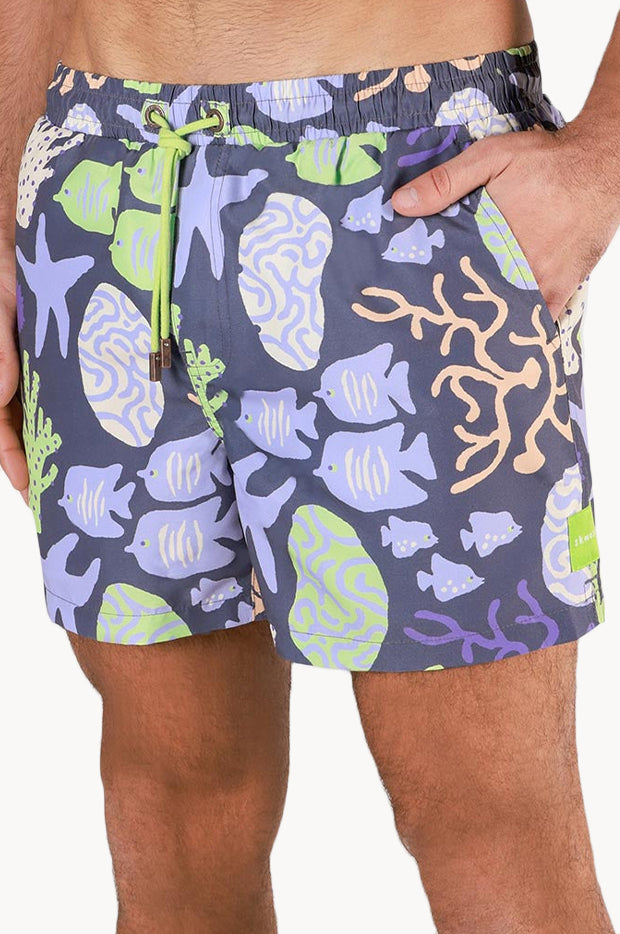 Mens Coral Chaos Eco Short