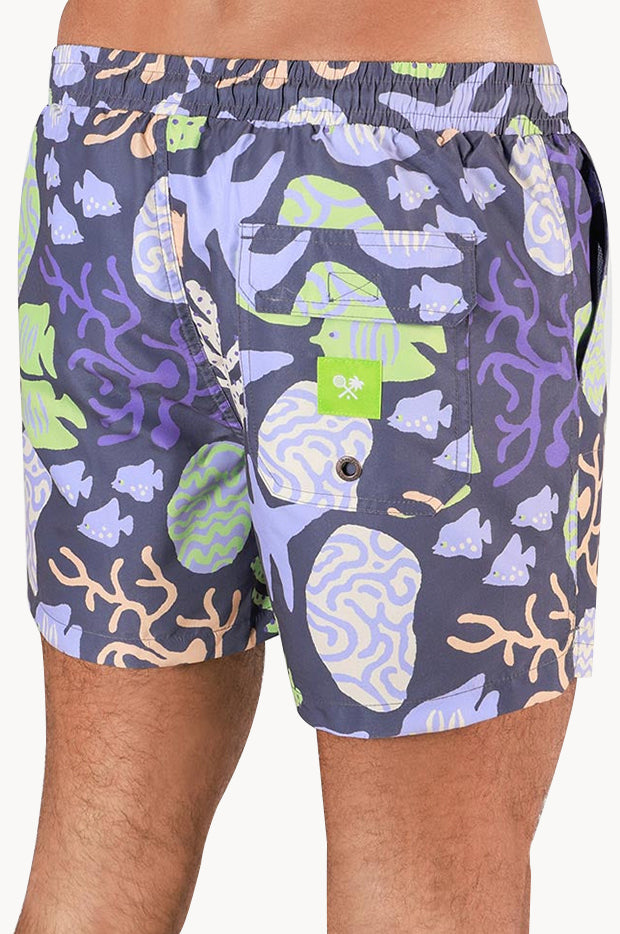 Mens Coral Chaos Eco Short