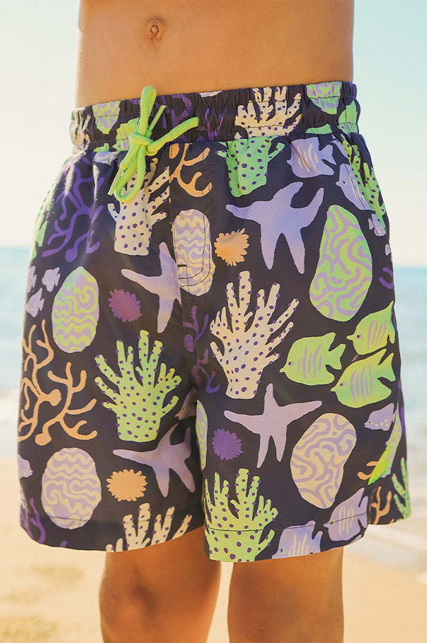 Boys Coral Chaos Eco Short