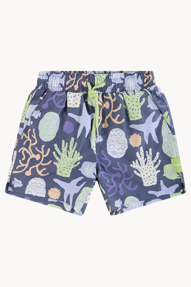 Teen Boys Coral Chaos Eco Short