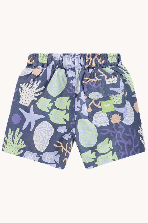 Teen Boys Coral Chaos Eco Short