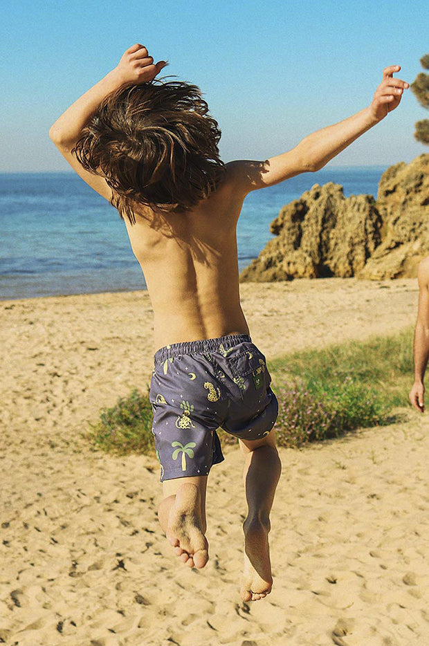 Boys Leopard Nights Eco Short
