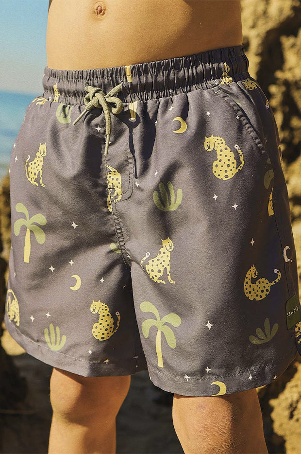 Teen Boys Leopard Nights Eco Short