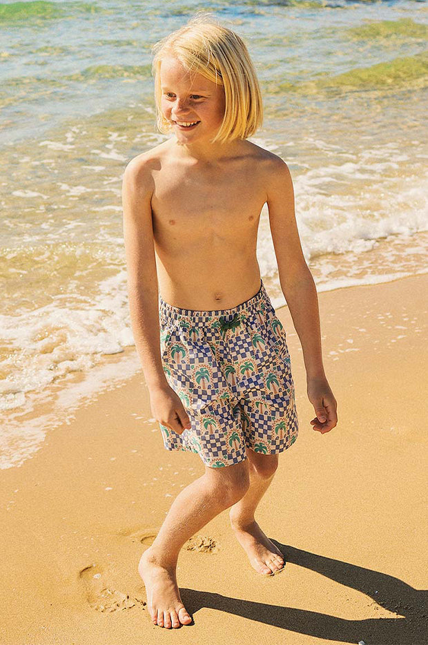 Teen Boys Palm Check Party Everyday Short