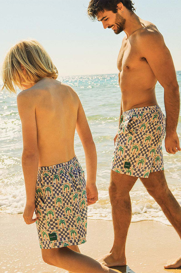 Teen Boys Palm Check Party Everyday Short