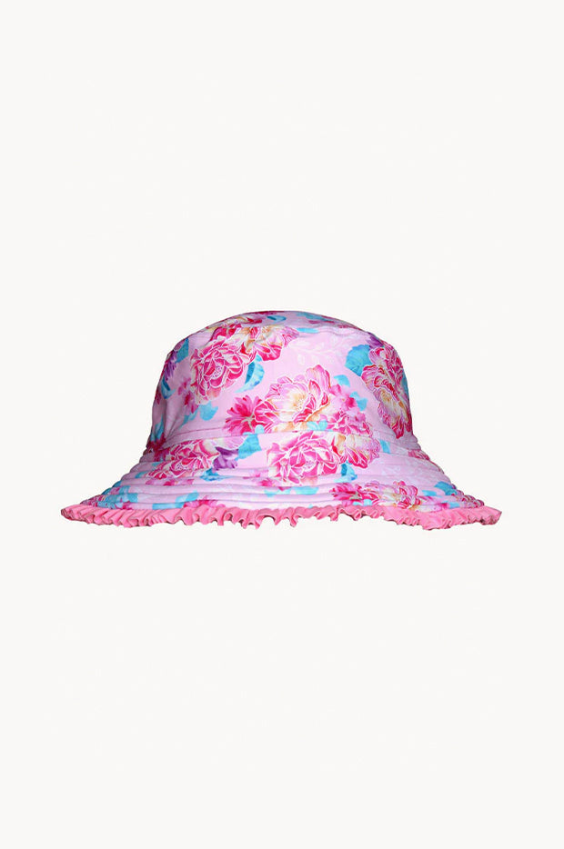 Girls Miss Bloom Reversible Sunhat