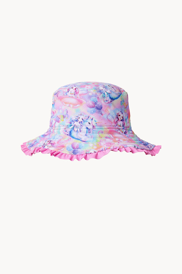 Girls Miss Fantasia Reversible Sunhat
