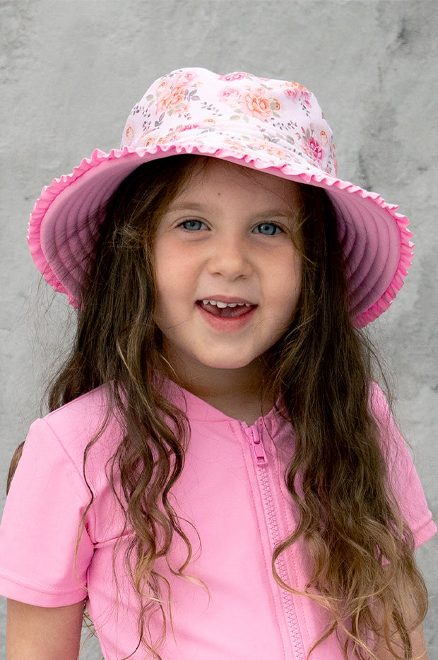 Girls Miss Rosie Reversible Sunhat