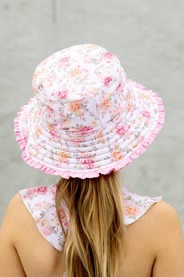 Girls Miss Rosie Reversible Sunhat