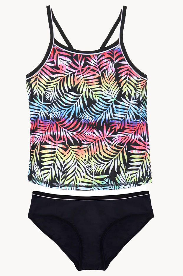 Girls Vivad Jungle Tankini Set