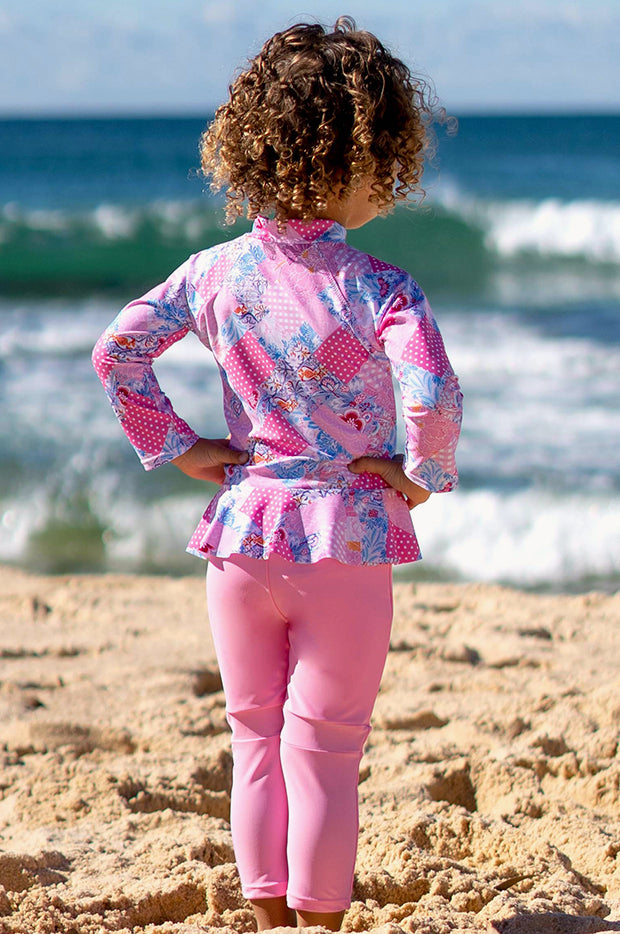 Salty Ink - Girls Miss Dollhouse Suntop Set - Dolly | Swimwear Galore AU