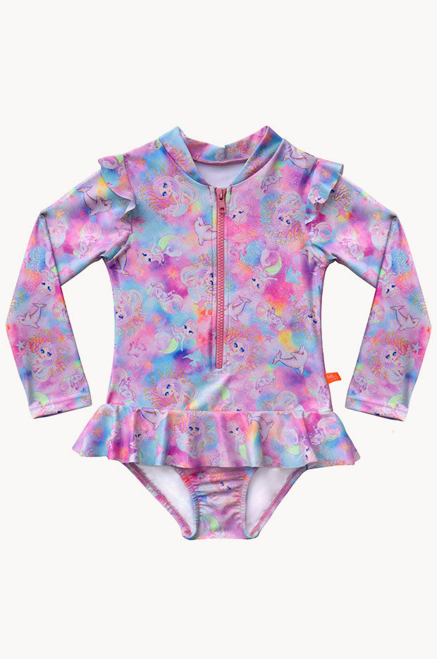 Girls Miss Popsical Long Sleeve Sunsuit