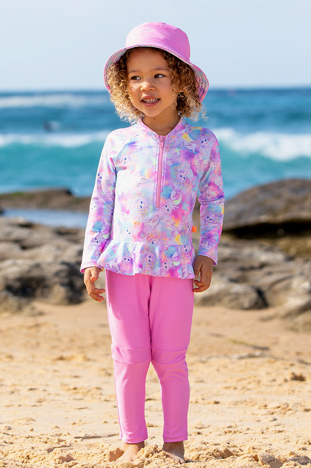 Salty Ink - Girls Miss Sea Princess Full Sunsuit - Multi | Swimwear ...