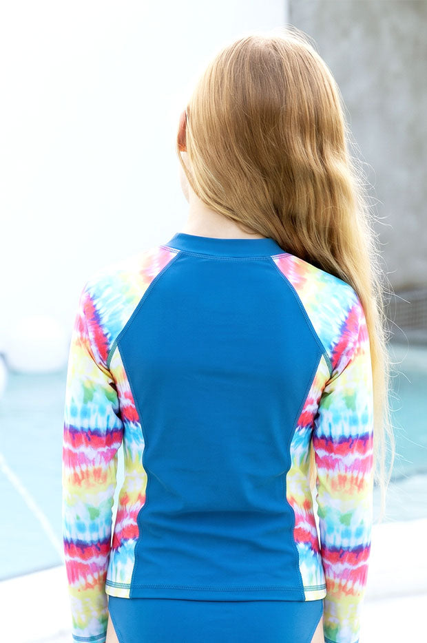 Girls Vivad Jungle Long Sleeve Suntop