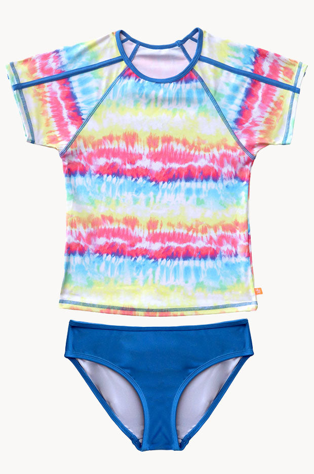 Girls Vivad Jungle Short Sleeve Suntop Set
