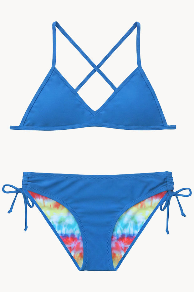 Girls Vivad Jungle Reversible Tri Set