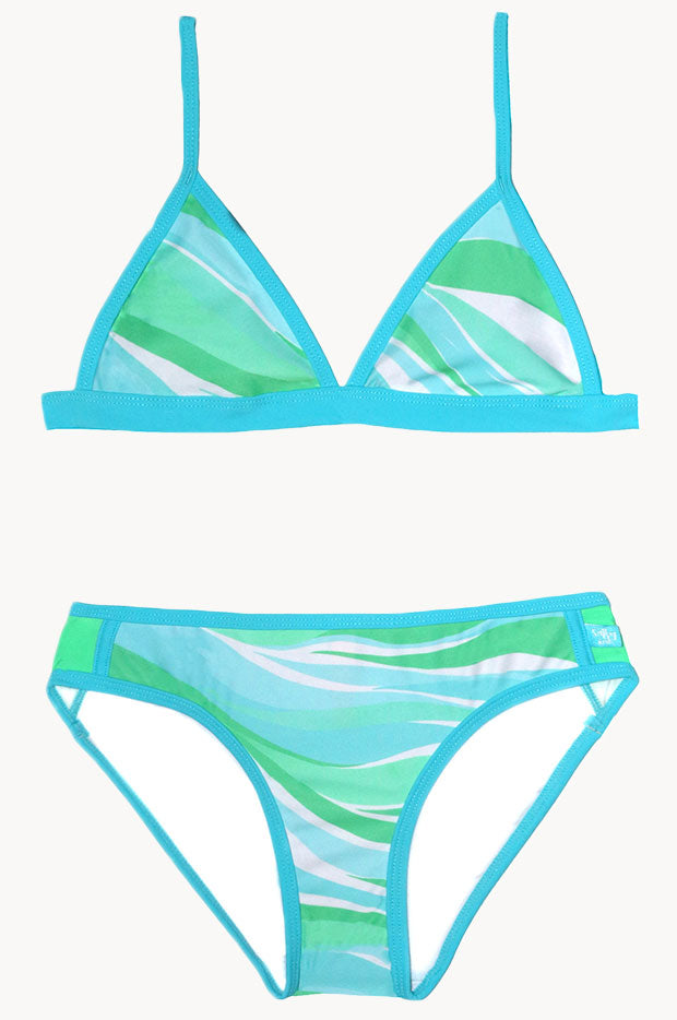 Girls Coastal Wave Tri Set